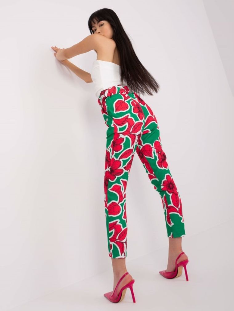 Spodnie materiałowe damskie, mix, Italy Moda