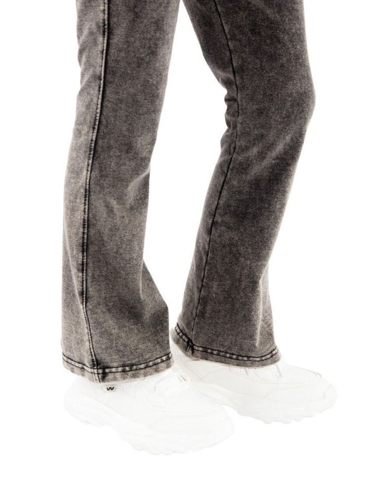 Spodnie materiałowe dziewczęce, dzwony, czarne, Tup Tup