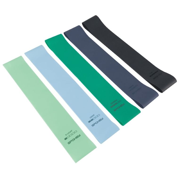 Spokey, Artio set, zestaw gum fitnesowych, 5 szt.