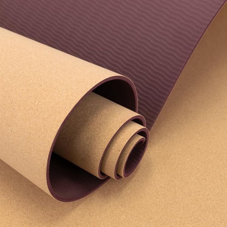 Spokey, Savasana, mata fitnesowa korkowa, 0,4 cm