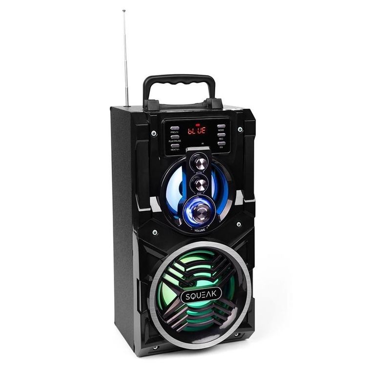 Squeak, Beatboxer Bluetooth 5.1 Speaker, głośnik Bluetooth z karaoke, Radio Fm, Microsd, Aux i USB
