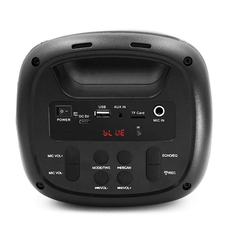 Squeak, głośnik karaoke, beatflow bluetooth 5.0 + edr, radio fm, microsd, aux, USB