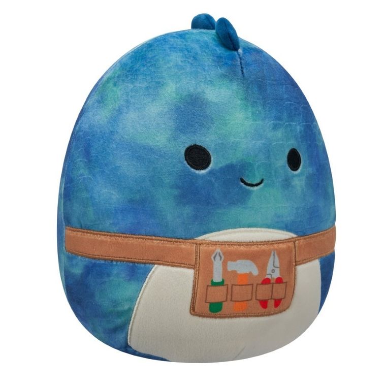 Squishmallows, Damien, niebieski dinozaur, maskotka, 19 cm