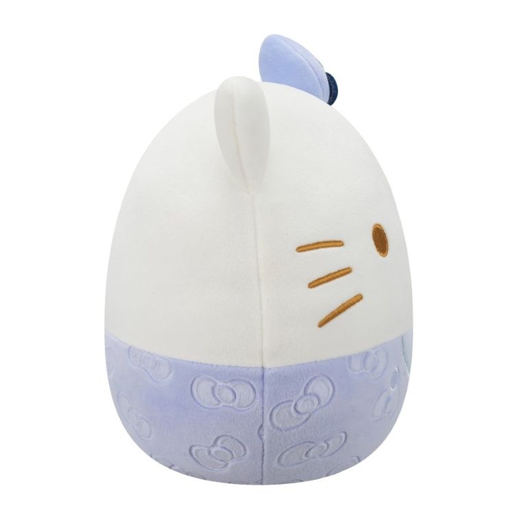 Squishmallows, Hello Kitty, maskotka, wydanie specjalne na 50-lecie, niebieski z kokarkdą