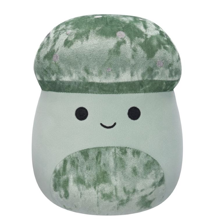 Squishmallows, Medium Plush, Ismail Light Green Velvet Mushroom, zielony grzybek, maskotka, 30 cm