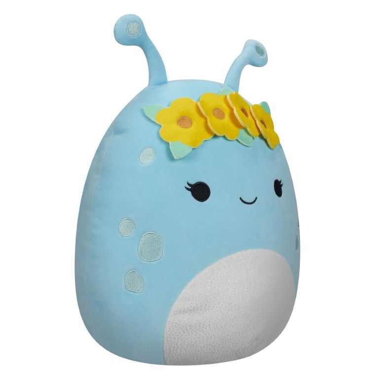 Squishmallows, Natnat, Pastel Blue Alien, niebieski ufoludek, maskotka, 30 cm