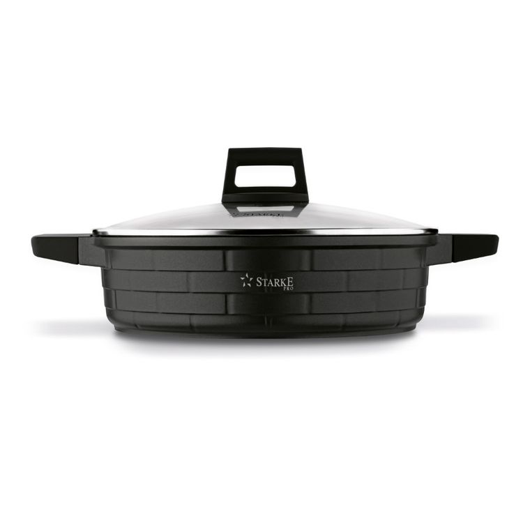 Starke, Brick Marble, patelnia, 28-8 cm