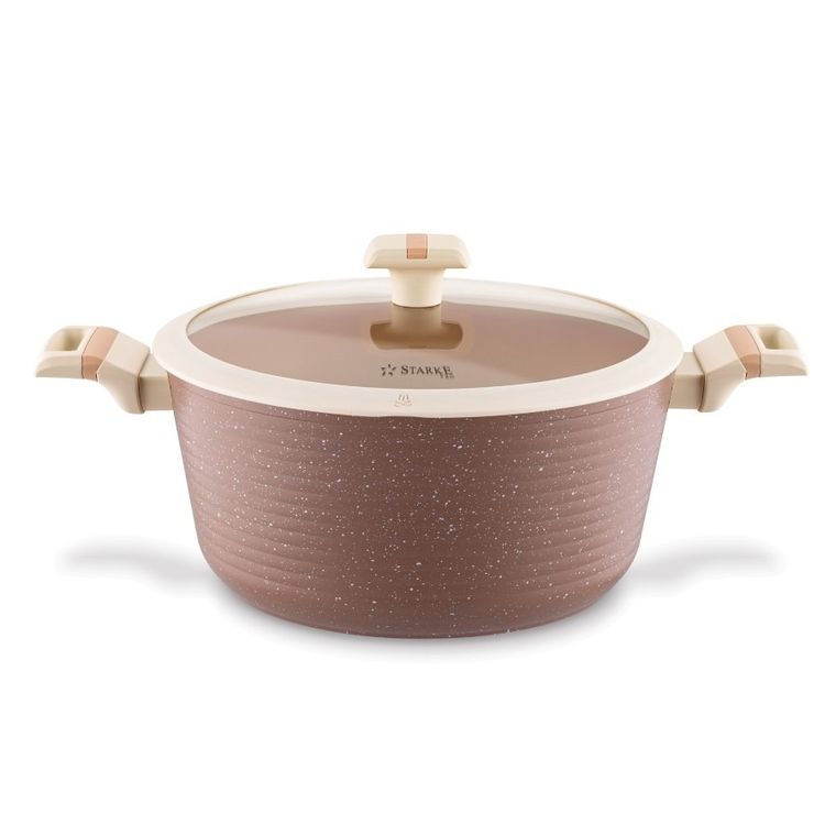 Starke Pro, Coretto, zestaw garnków z pokrywką i patelnie, 10 elementów