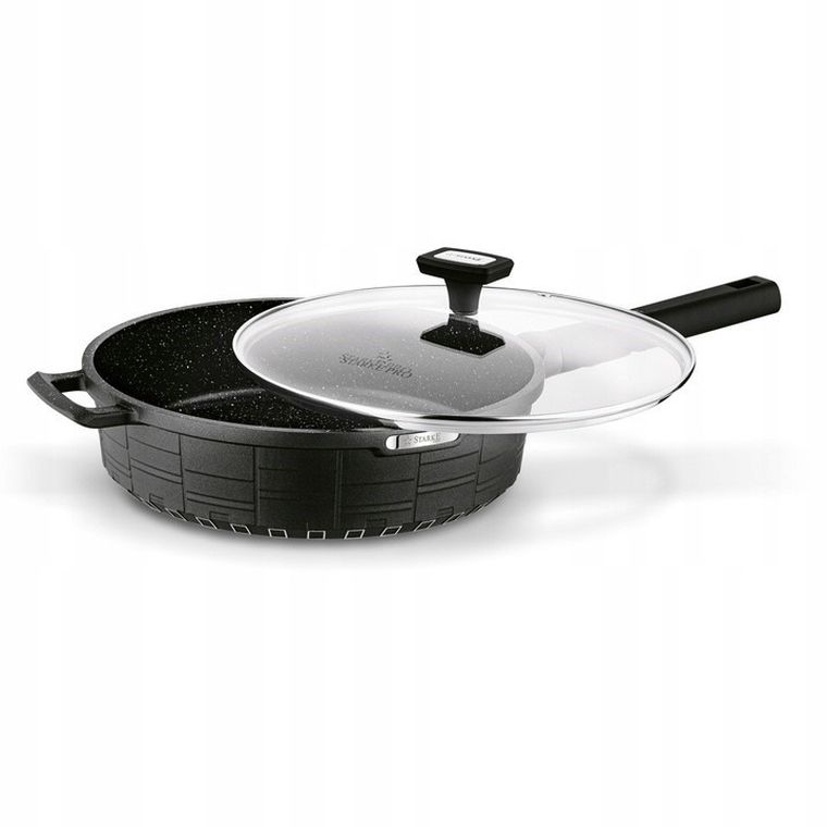 Starke Pro, Crows Marble, patelnia z pokrywą, 28-7.5 cm