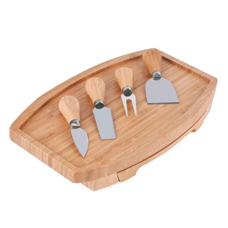 Starke Pro, deska do serwowania serów z 4 narzędziami, 32-19-4,5 cm