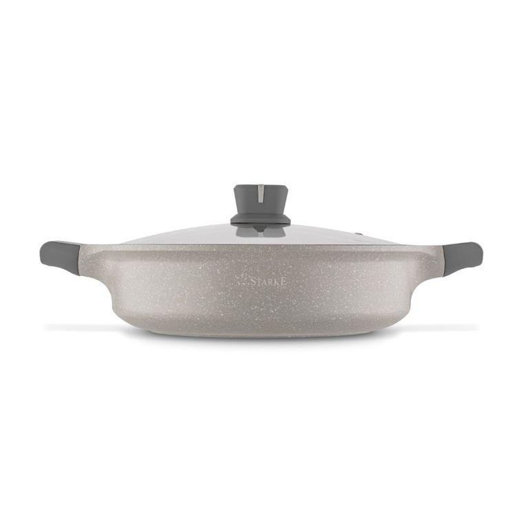 Starke, Stoneware Marble, patelnia, 28-8 cm