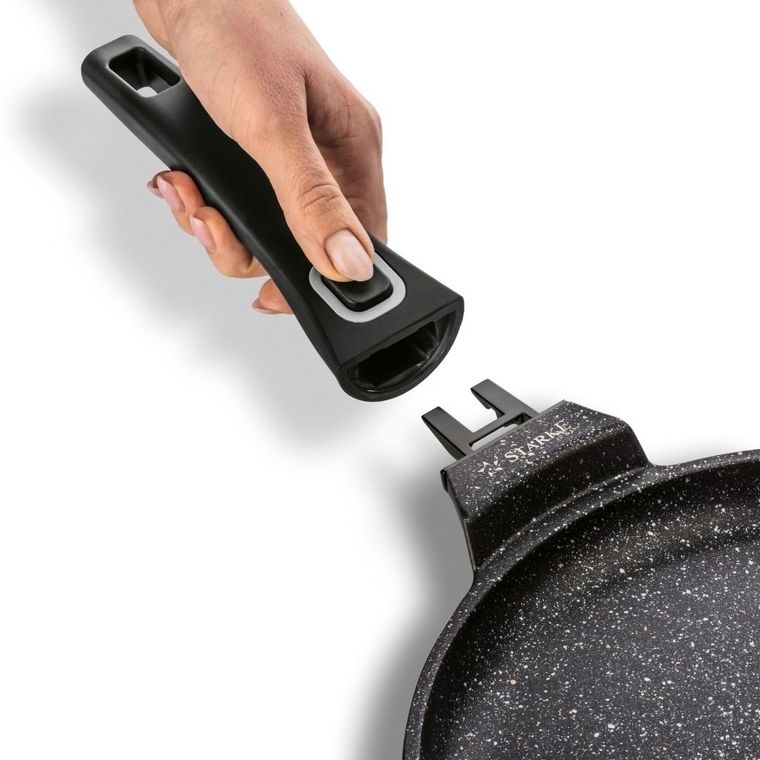 Starke, Svart Marble, patelnia do naleśników, 24 cm