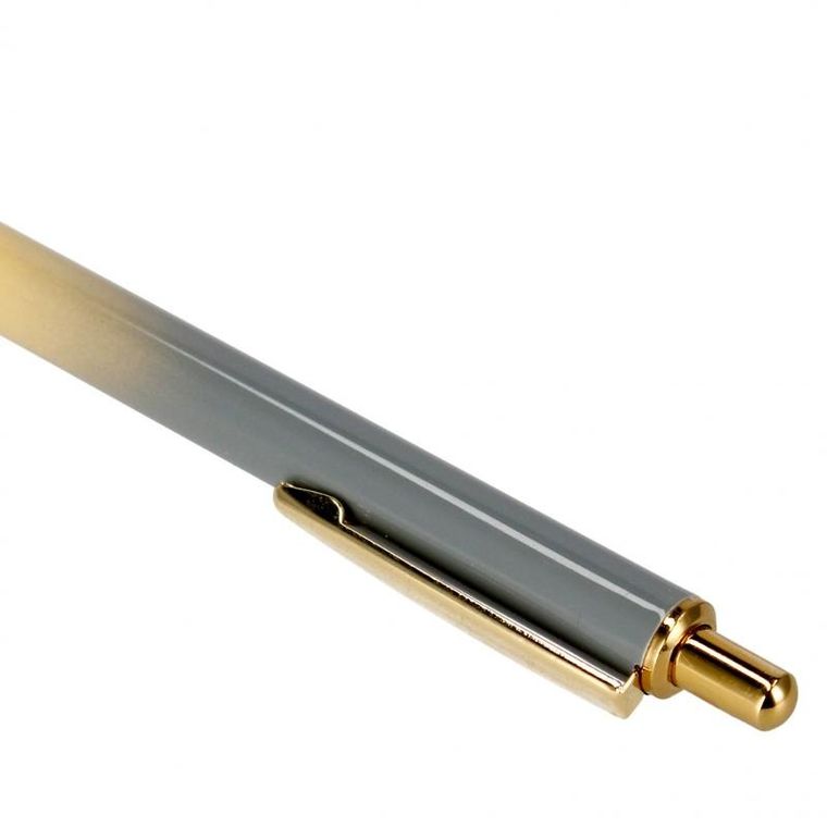 Starpak, długopis automatyczny, czarny, Ombre, 0,7 mm