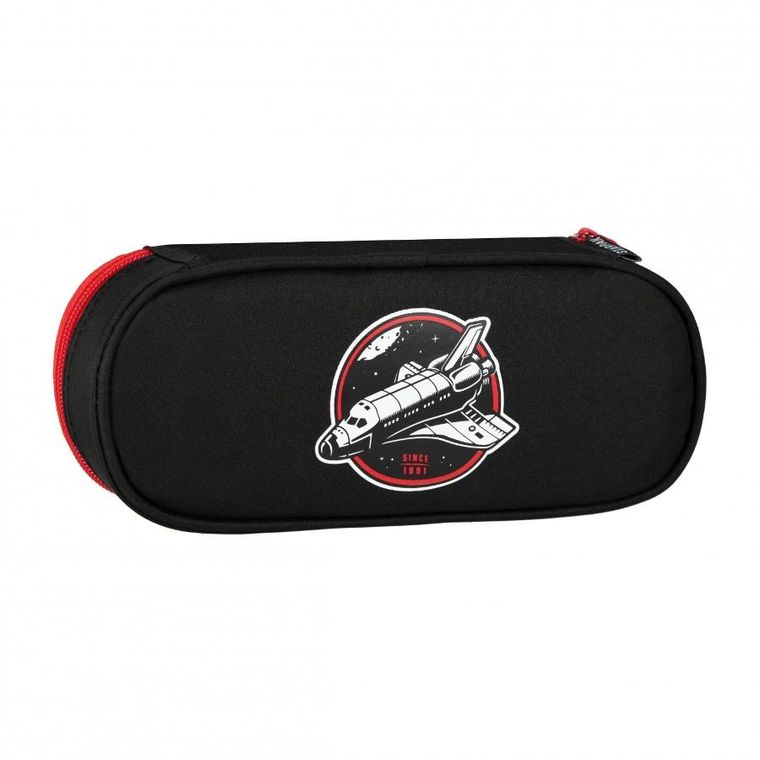 Starpak, NASA, piórnik owalny, czarny