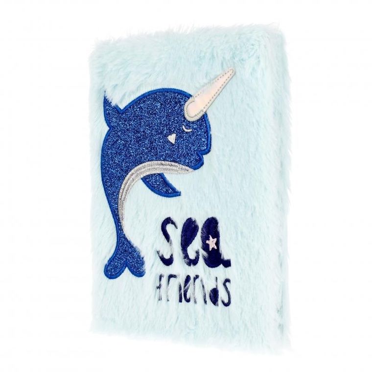 Starpak, notes pluszowy A5, wieloryb, 1 szt.