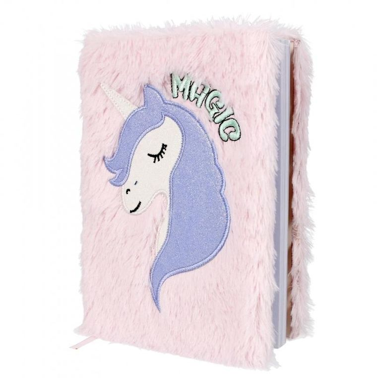 Starpak, notes pluszowy pastelowy A5, Unicorn, 1 szt.