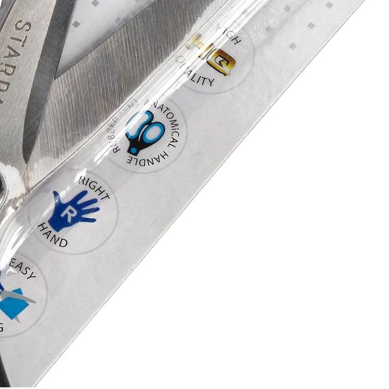 Starpak, nożyczki z gumowaną rączką, 16,5 cm