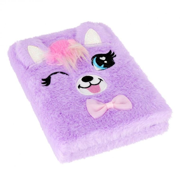 Starpak, pamiętnik na kłódkę z długopisem, pluszowy, kot