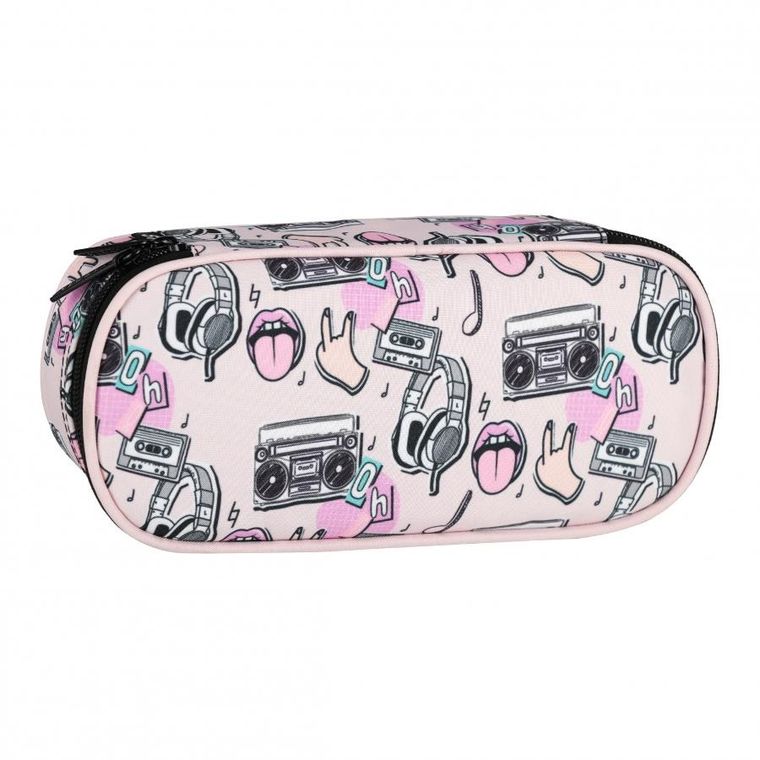 Starpak, piórnik owalny, Pink Music