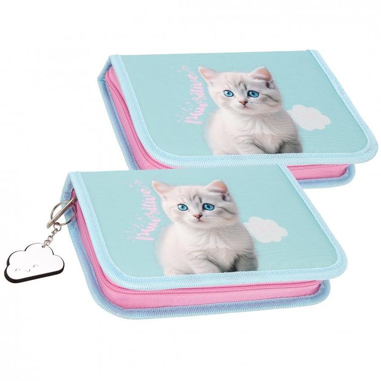 Starpak, piórnik rozkładany, dwuklapkowy, Cuties Kitty