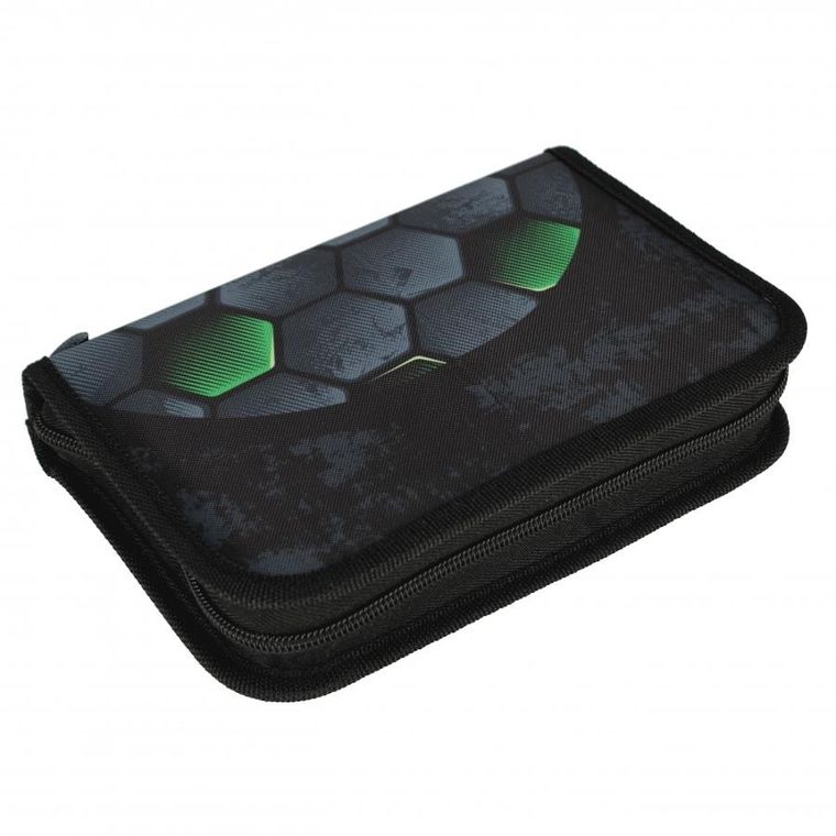 Starpak, piórnik rozkładany, dwuklapkowy, z wyposażeniem, Football