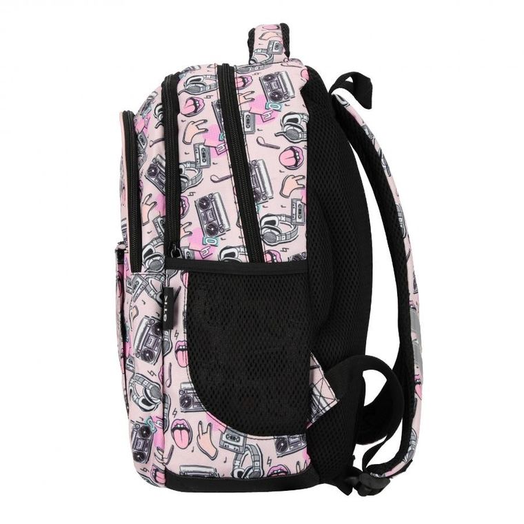 Starpak, plecak szkolny, 1-komorowy, Pink Music
