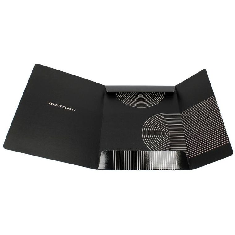 Starpak, teczka z gumką A4, Black&White, 1 szt.