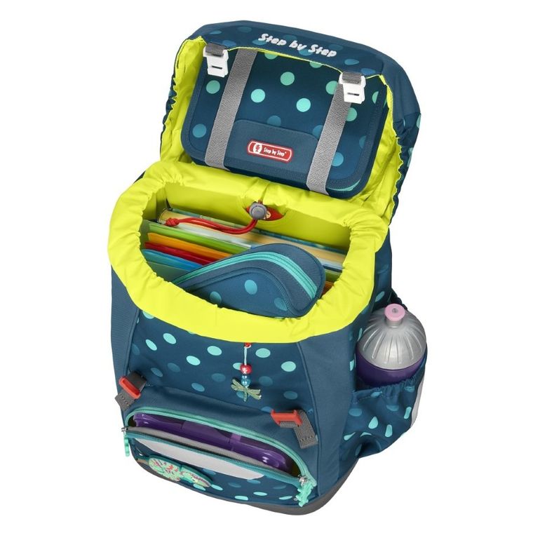 Step by Step, Grade, plecak szkolny, z wyposażeniem, Tropical Chameleon