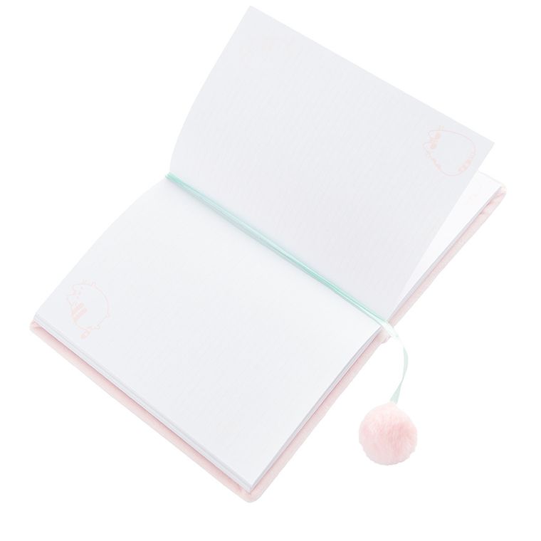 St.Majewski, Pusheen, notes pluszowy, różowy, linia, A5, 1 szt.