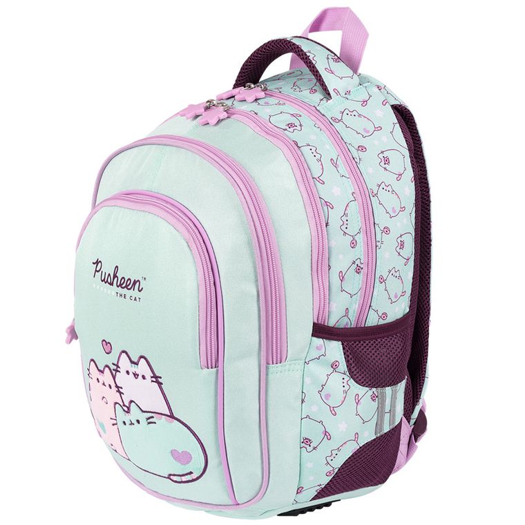 St.Majewski, Pusheen, plecak szkolny, 4-komorowy