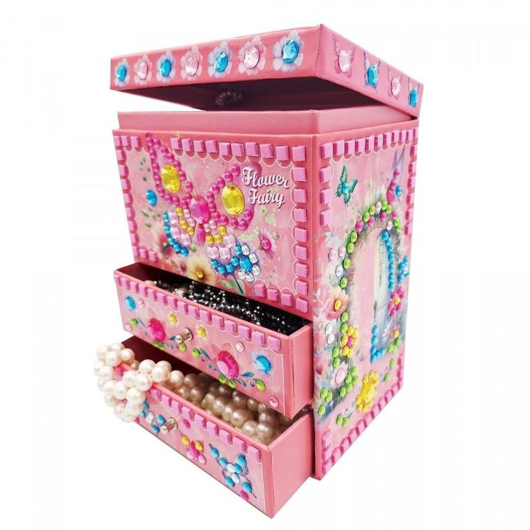 Stnux, Flower Fairy, szkatułka do dekorowani, mozaika, Bellisa