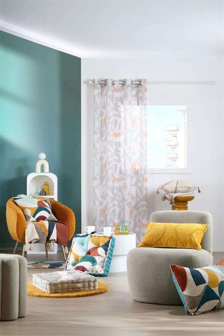 Stof, kolorowa narzuta bawełniana, 125-150 cm