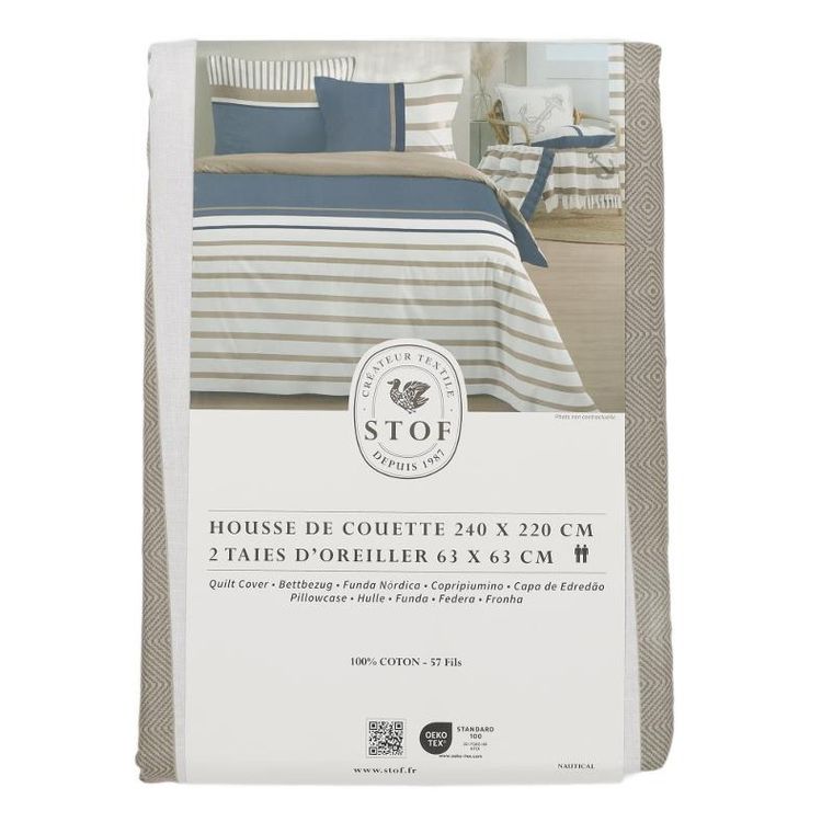 Stof, komplet pościeli bawełnianej, Nutica, 240-220 cm