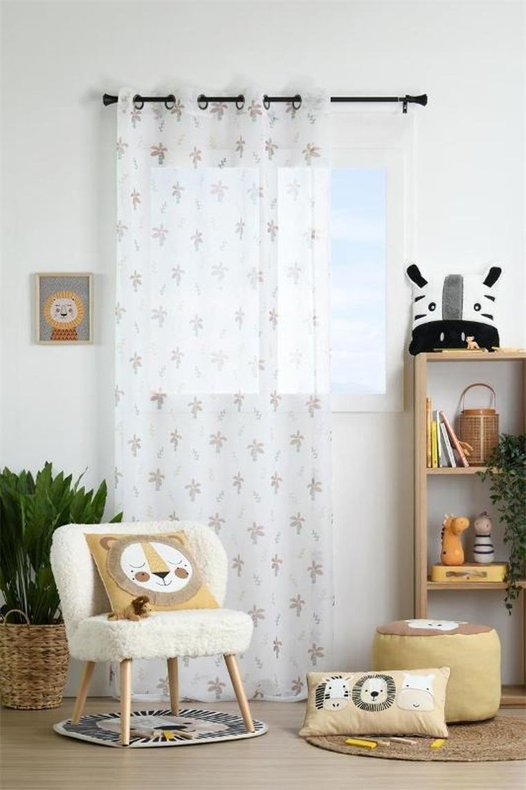 Stof, pufa dla dziecka, Coquin zebra, 40 cm