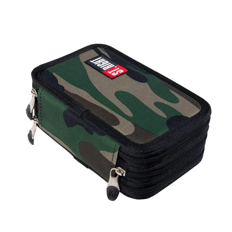 St.Right, piórnik rozkładany, potrójny, z wyposażeniem, Moro