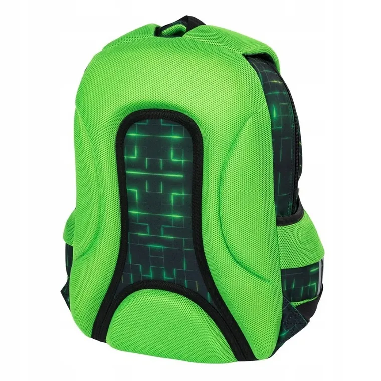 St.Right, plecak szkolny, 3-komorowy, Neon Pad