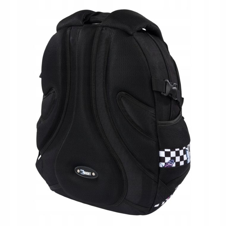 St.Right, plecak szkolny, 4-komorowy, Chessboard Butterflies