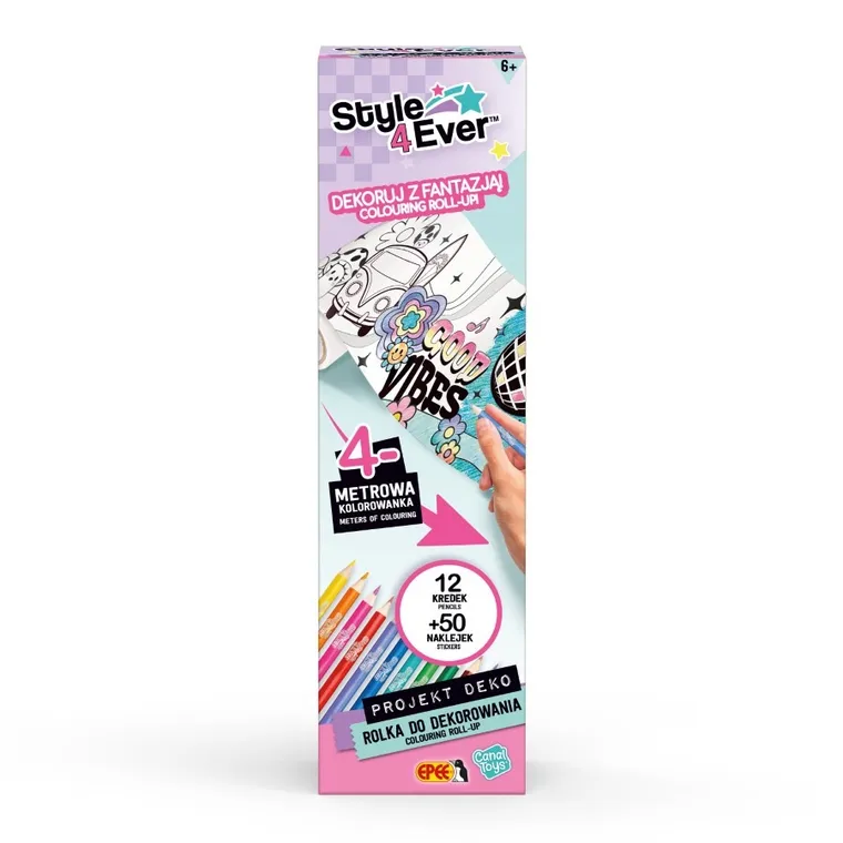 Style4Ever, Projekt Deko, Rolka do dekorowania, zestaw kreatywny
