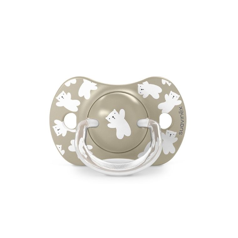 Suavinex, SX Pro, Wild & Free, smoczek fizjologiczny, beżowy, 18m+, 2 szt.