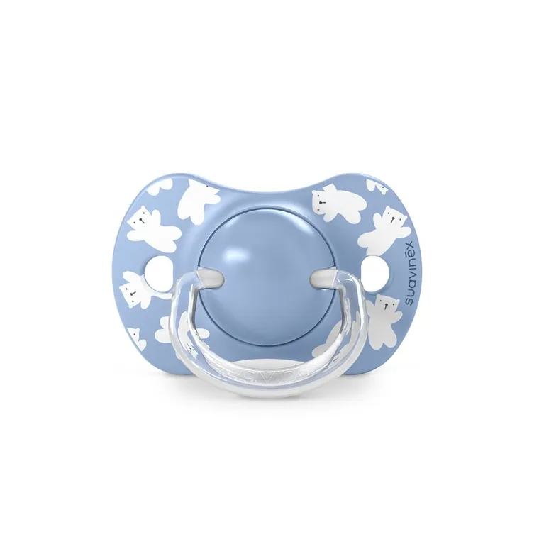 Suavinex, SX Pro, Wild & Free, smoczek fizjologiczny, niebieski, 6-18 m, 2 szt.