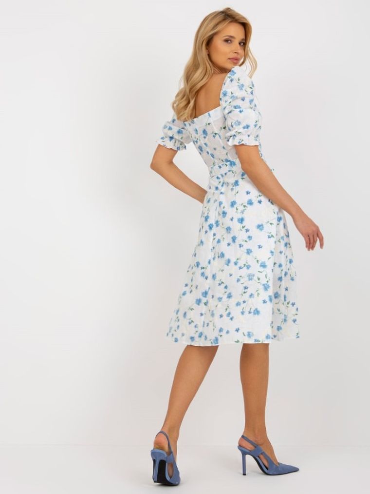 Sukienka damska, biała, Lakerta