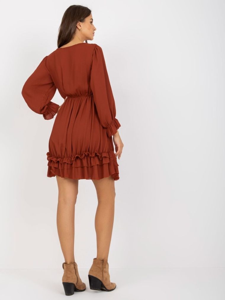 Sukienka damska, ceglana, Och Bella