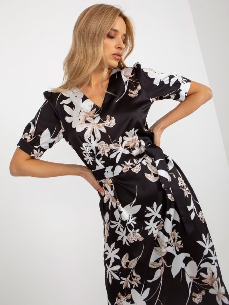 Sukienka damska, czarna, Lakerta