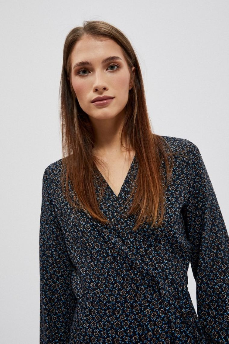 Sukienka damska, czarna, Moodo