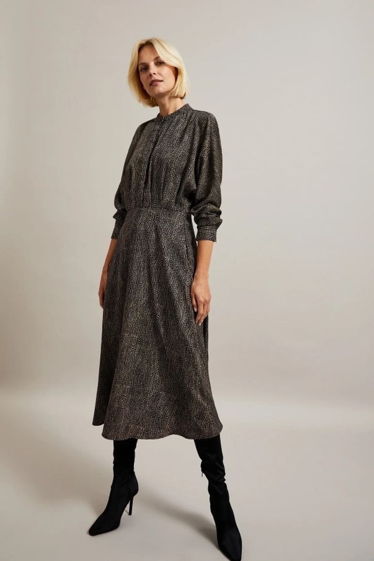 Sukienka damska, czarna, Moodo