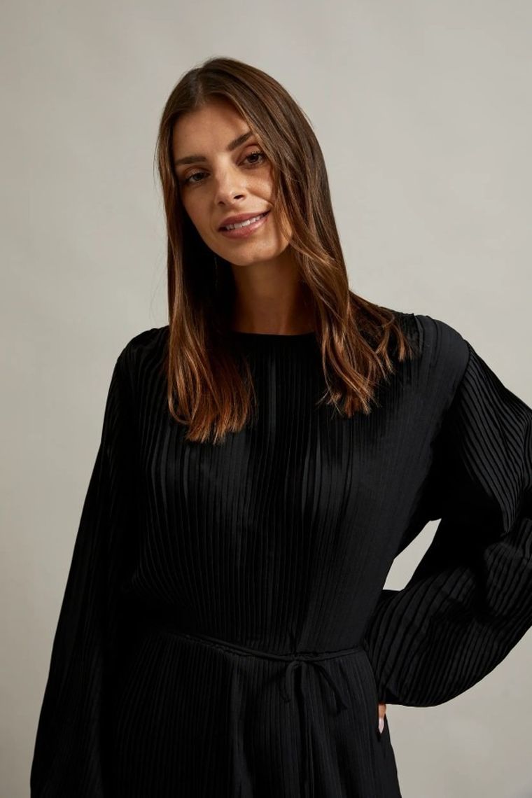 Sukienka damska, czarna, Moodo