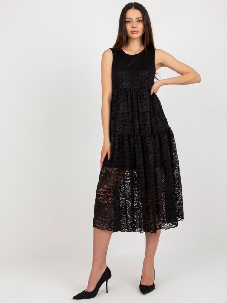 Sukienka damska, czarna, Och Bella