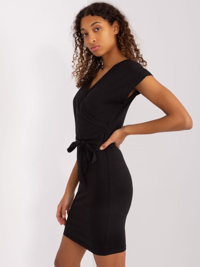 Sukienka damska, czarna, Rue Paris