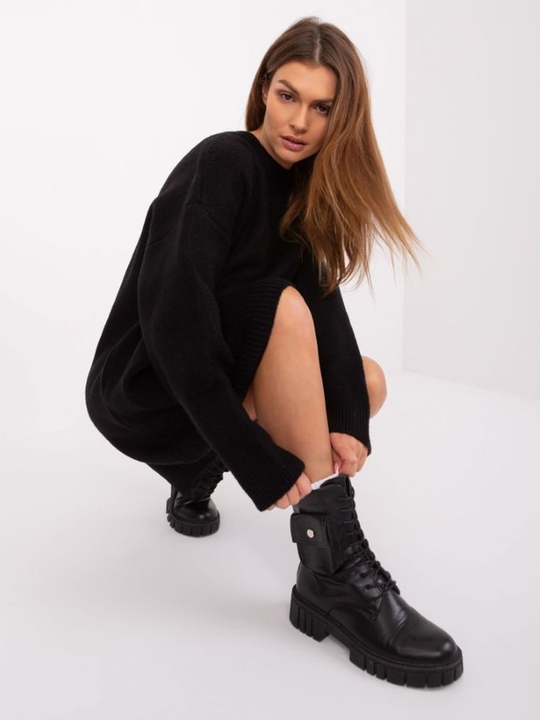 Sukienka damska, czarna, Rue Paris