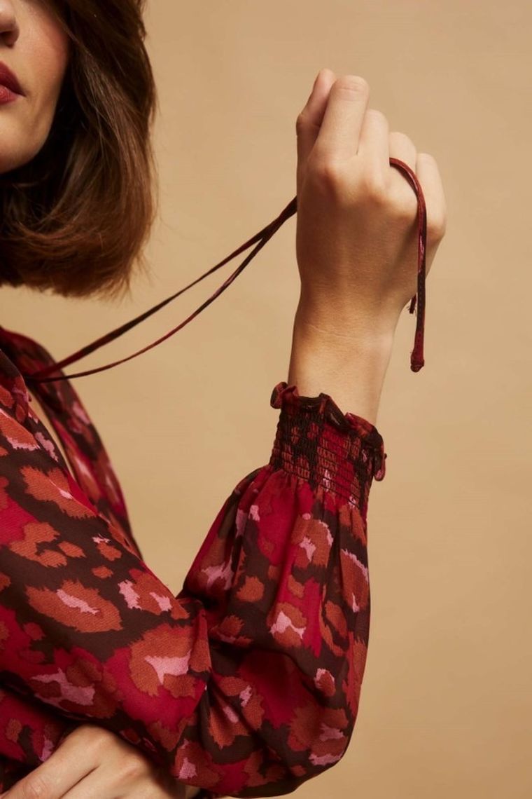 Sukienka damska, czerwona, Moodo